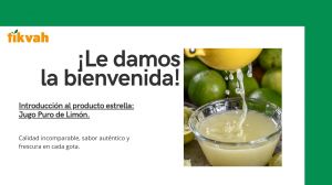 Jugo de limón  - Exportadora Y Distribuidora Tikvah