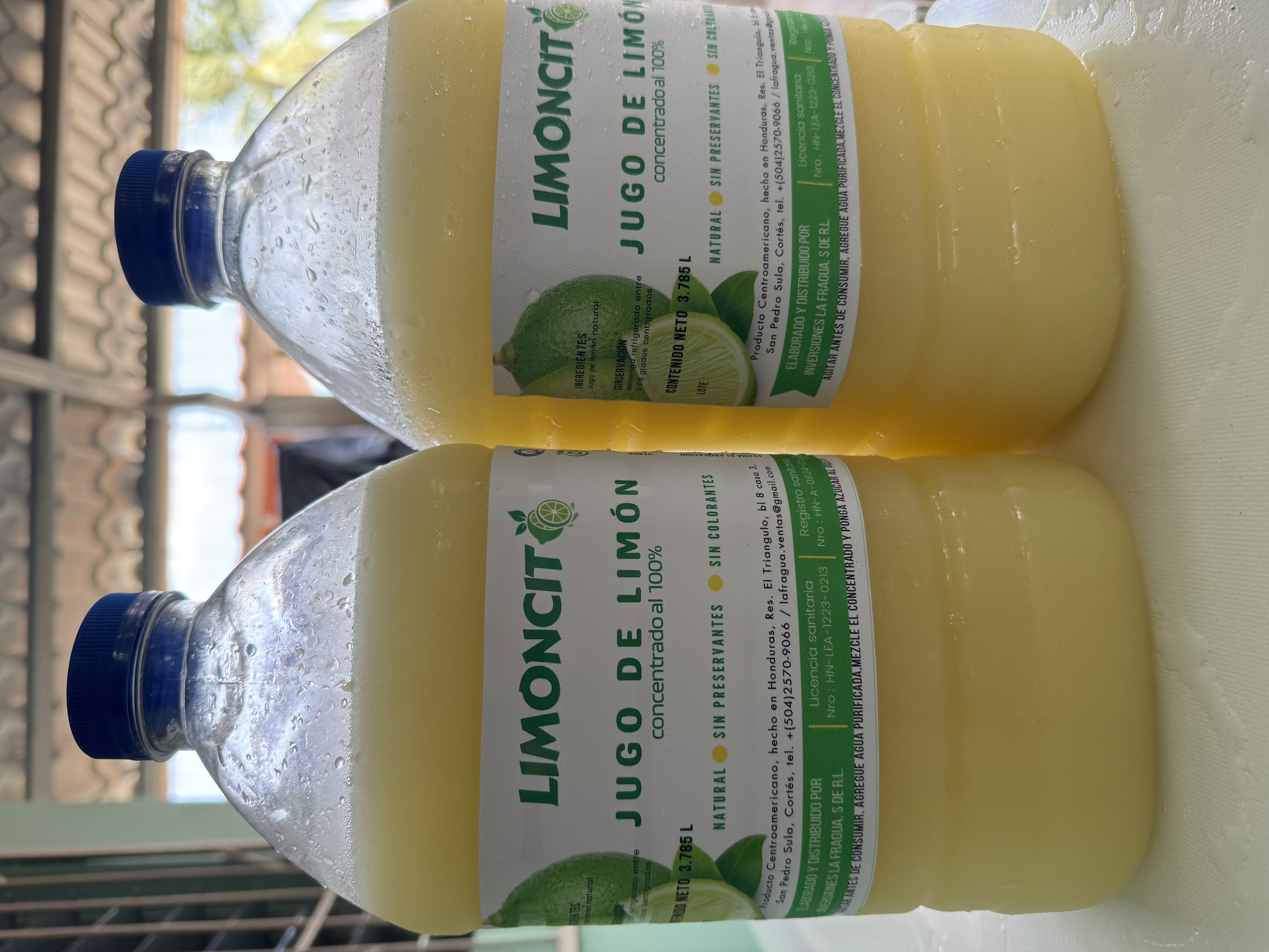 Lemon juice - Inversiones La Fragua S De RL 